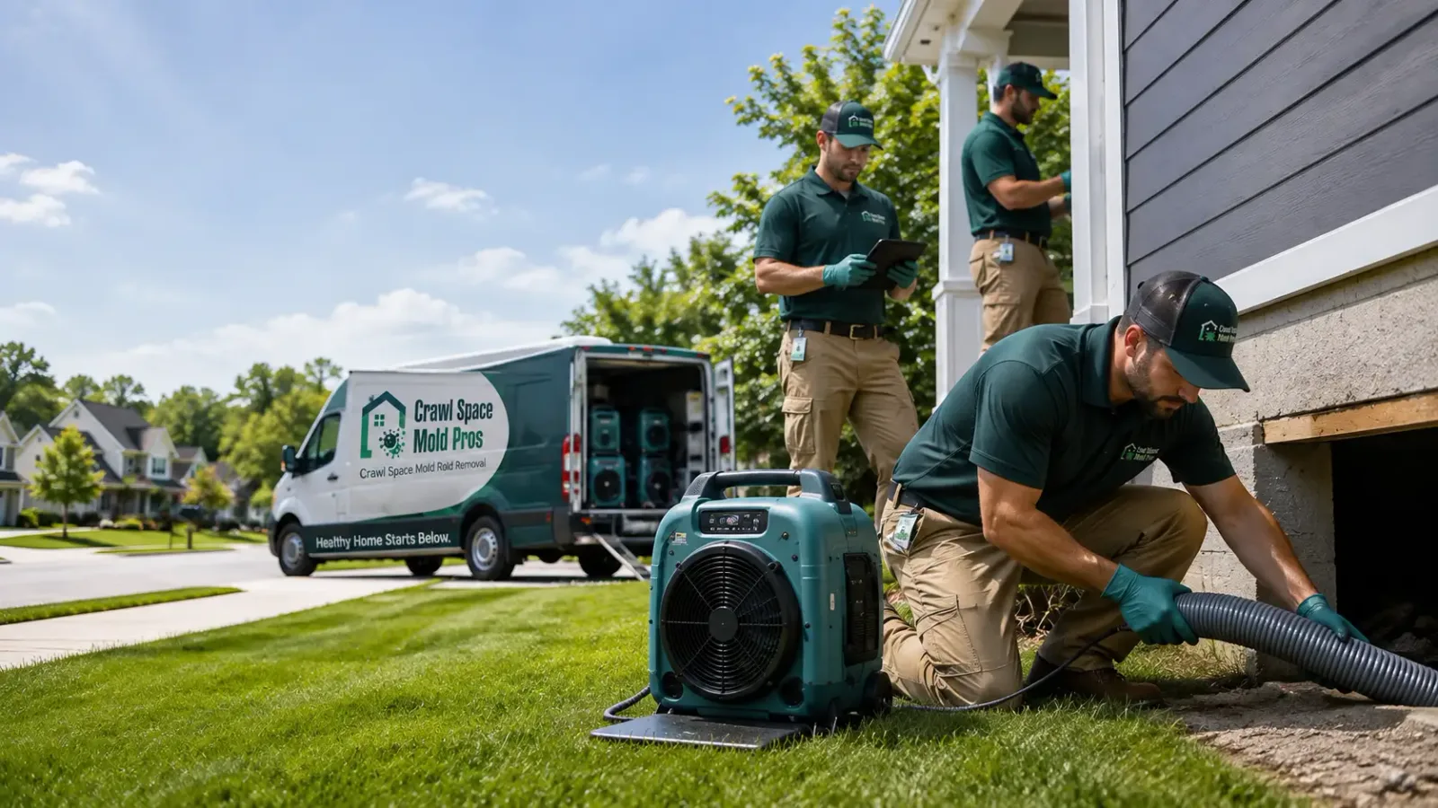 Crawl Space Mold Removal in Nunica, MI